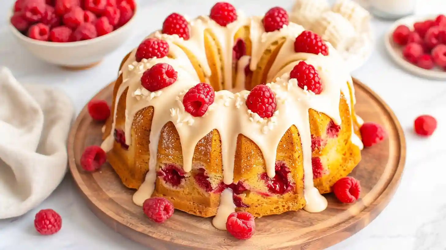 White Chocolate Raspberry Nothing Bundt Cake Copycat White Chocolate Raspberry Nothing Bundt Cake Copycat